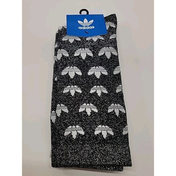 ADIDAS Originals Monogram Full‎ Glitter Crew Socks 2 Pack HC9527 Unisex L 9-10.5 - Picture 2 of 5